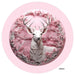 VINYL DECAL | 3D WOOD LOOKING | STAG/DEER | PINK/WHITE | V2033 - Unique in the Creek LTD