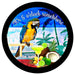 VINYL DECAL | 5 OCLOCK SOMEWHERE | COCKTAILS | PALM TREES | PARROT | SUMMER - Unique in the Creek LTD
