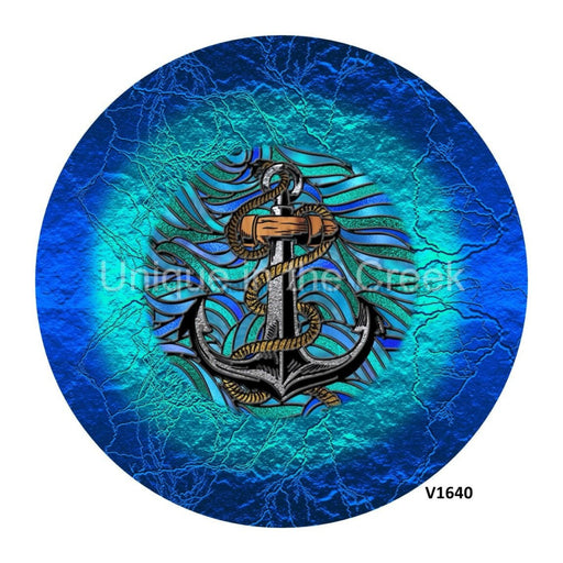 VINYL DECAL | ANCHOR / ROPE | STAINED GLASS LOOK | EVERYDAY - Unique in the Creek LTD