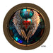 VINYL DECAL | ANGEL WINGS/HEART | EVERYDAY - Unique in the Creek LTD