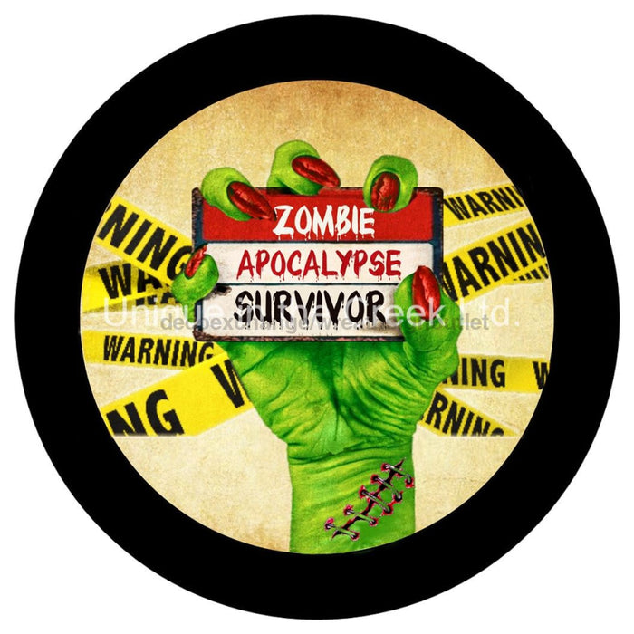 Vinyl Decal | Apocalypse Survivor | Zombie | Halloween | Autumn | Fall - Unique in the Creek LTD