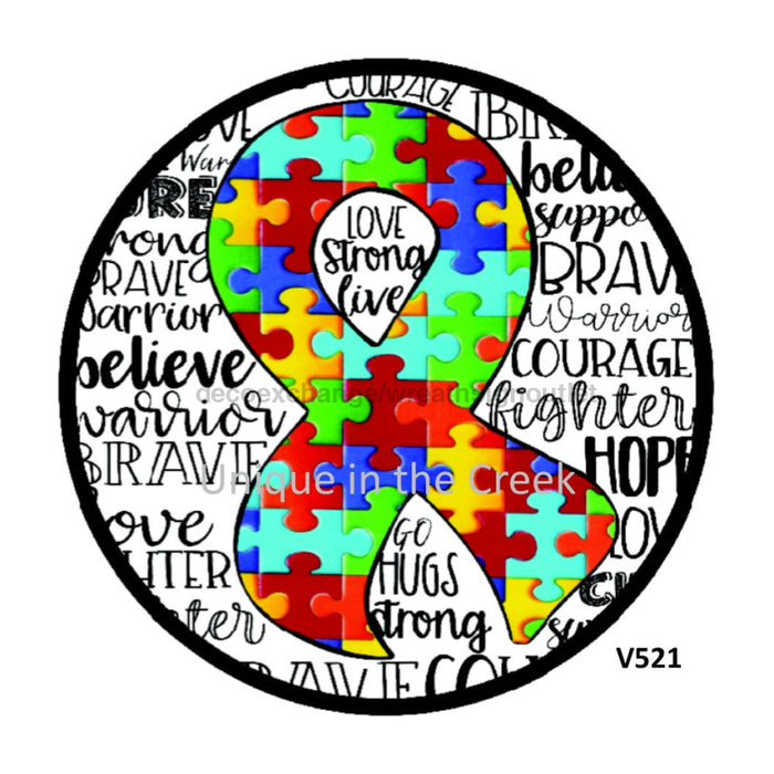 VINYL DECAL | AUTISM AWARENESS | EVERYDAY 10.5’’ Vinyl Round 10.5’’ Vinyl Round