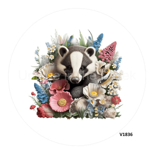 VINYL DECAL | BADGER | 3D - Unique in the Creek LTD