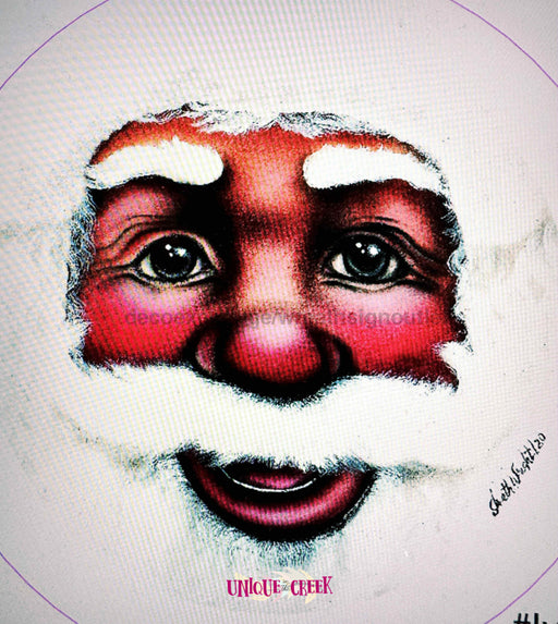 Vinyl Decal | Black Santa | Iveth Wright | Winter | Christmas - Unique in the Creek LTD