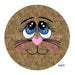 VINYL DECAL | BUNNY FACE | BROWN FUR | EASTER | SPRING - Unique in the Creek LTD