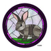 VINYL DECAL | BUNNY RABBIT | STAINED GLASS LOOK | SPRING | EASTER - Unique in the Creek LTD