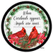Vinyl Decal | Cardinals Appear | Angels Near | Christmas - Unique in the Creek LTD