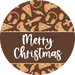 Wreath Sign Christmas Wreath Sign Gamer Funny Decoe-2382 For Round vinyl