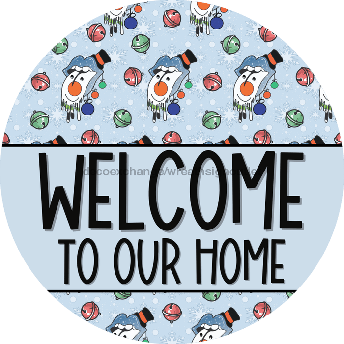 Wreath Sign Christmas Wreath Sign Lips Bells Decoe-2387 For Round vinyl