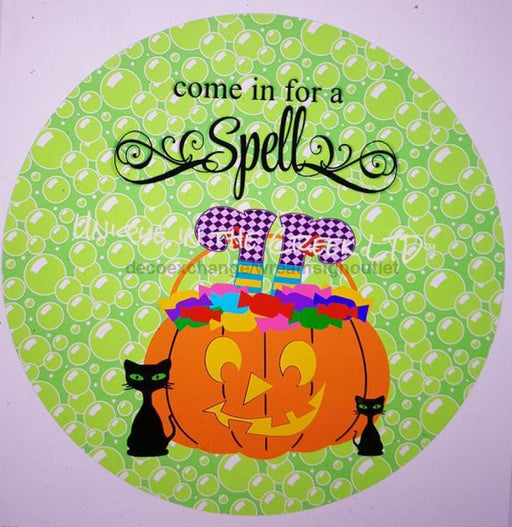 Vinyl Decal | Come in For a Spell | Witch | Halloween | Autumn | Fall - Unique in the Creek LTD