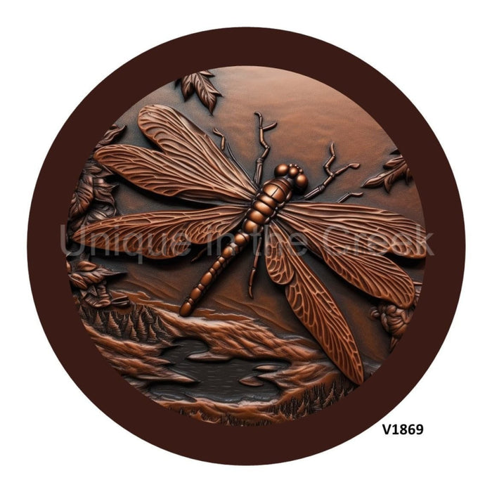 VINYL DECAL | DRAGONFLY | WOOD CARVING - Unique in the Creek LTD