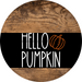 Wreath Sign Fall Hello Pumpkin Decoe-2341 For Round vinyl