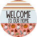Wreath Sign Fall Wreath Sign Western Welcome Decoe-2373 For Round vinyl