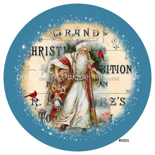 Vinyl Decal | Father Christmas | Cardinals | Christmas Exhibition - Unique in the Creek LTD
