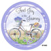VINYL DECAL | FIND JOY | BIKE | FLORAL | EVERYDAY | SPRING | SUMMER - Unique in the Creek LTD