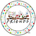 Vinyl Decal | Friends | Reindeer / Lights | Polka Dots | Winter | Christmas - Unique in the Creek LTD