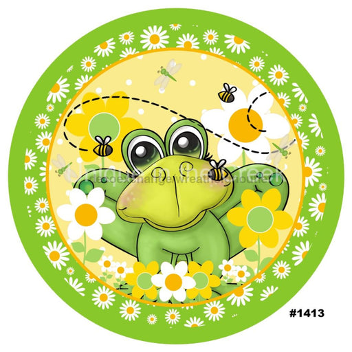 VINYL DECAL | FROG | BUTTERFLY | DAISY | SPRING | ANIMALS | EVERYDAY - Unique in the Creek LTD
