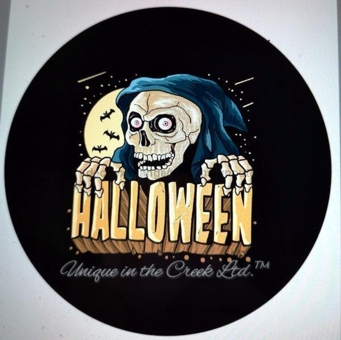 Vinyl Decal | Grim Reaper | Halloween | Autumn | Fall - Unique in the Creek LTD