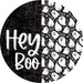 Vinyl Decal Halloween Hey Boo Ghost Decoe-2362 Sign For Wreath Round 10