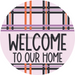 Wreath Sign Halloween Wreath Sign Welcome Decoe-2391 For Round vinyl