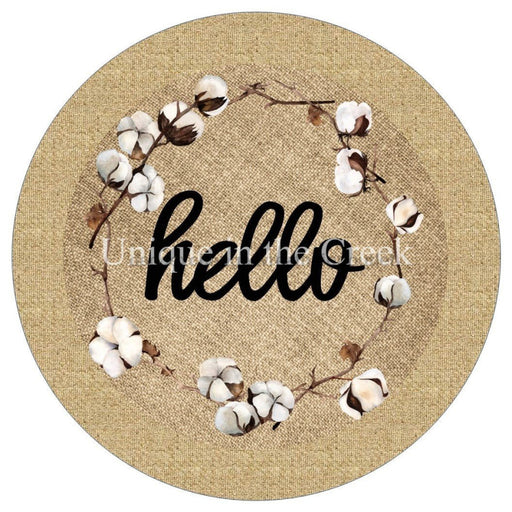 VINYL DECAL | HELLO | COTTON | WELCOME | FALL | EVERYDAY - Unique in the Creek LTD