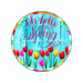 VINYL DECAL | HELLO SPRING | TULIPS | SPRING - Unique in the Creek LTD
