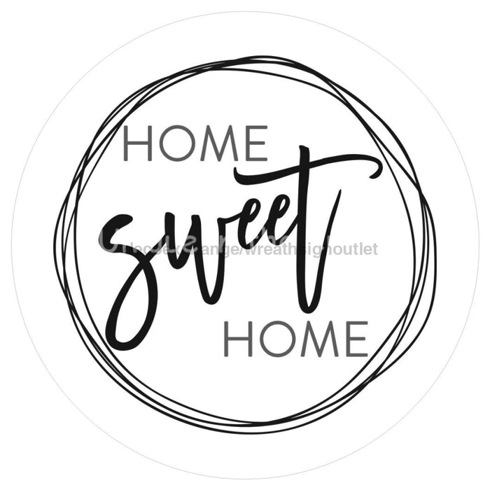 VINYL DECAL | HOME SWEET HOME | BLACK & WHITE | EVERYDAY - Unique in the Creek LTD
