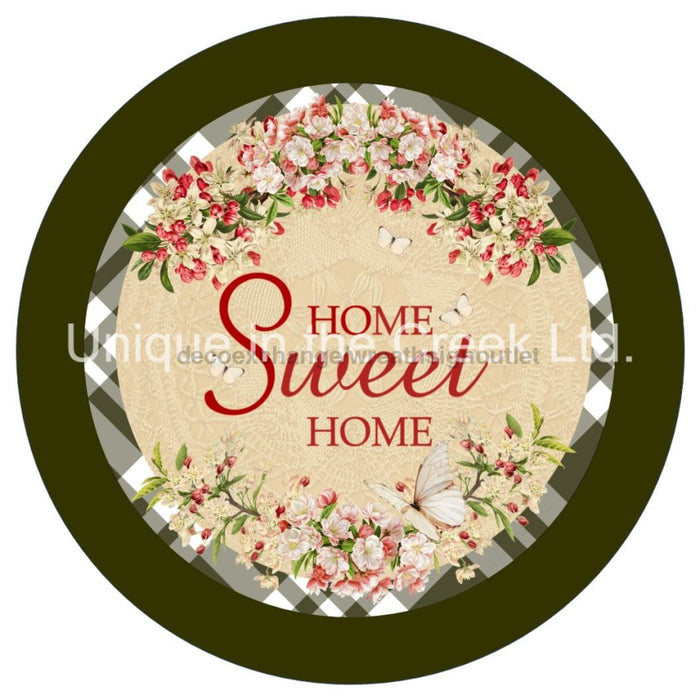 VINYL DECAL | HOME SWEET HOME | FLORAL| PLAID | EVERYDAY | SPRING | SUMMER - Unique in the Creek LTD