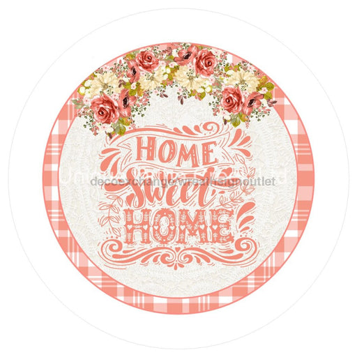 VINYL DECAL | HOME SWEET HOME | PLAID | FLORAL | VINTAGE | EVERYDAY | SPRING | SUMMER - Unique in the Creek LTD
