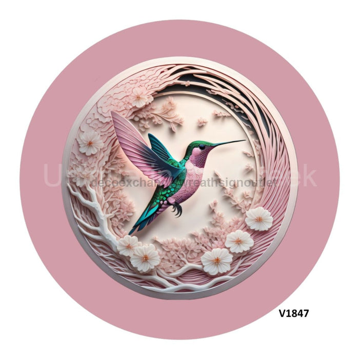 VINYL DECAL | HUMMINGBIRD | 3D | EVERYDAY - Unique in the Creek LTD