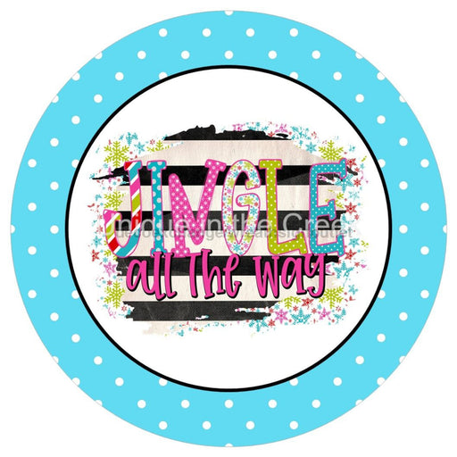 VINYL DECAL | JINGLE ALL THE WAY | CHRISTMAS - Unique in the Creek LTD