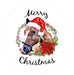Vinyl Decal | Merry Christmas Horse | Christmas | Winter - Unique in the Creek LTD