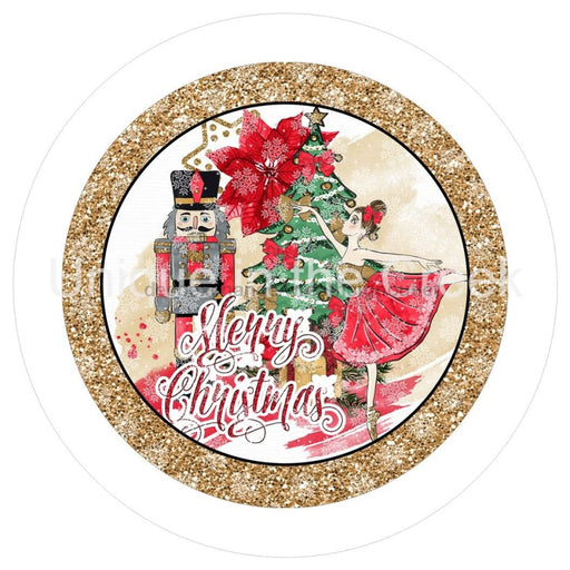 VINYL DECAL | MERRY CHRISTMAS | NUTCRACKER | BALLET | WINTER | CHRISTMAS - Unique in the Creek LTD