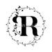 VINYL DECAL | MONOGRAM | LETTER R | EVERYDAY - Unique in the Creek LTD