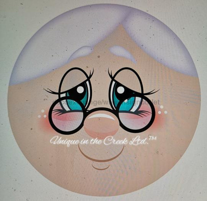 Vinyl Decal | Mrs. Claus Face | Christmas | Winter - Unique in the Creek LTD