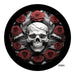 VINYL DECAL | SKULL | HALLOWEEN | ROSES - Unique in the Creek LTD