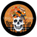 VINYL DECAL | SKULL VASE | BOO Y'ALL | CHECK | HALLOWEEN - Unique in the Creek LTD