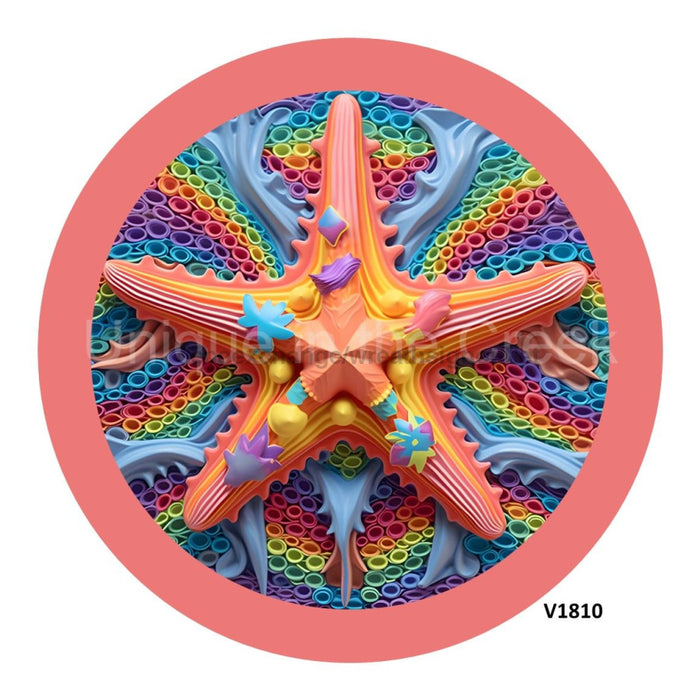 VINYL DECAL | STARFISH QUILL | OCEAN | SUMMER | EVERYDAY - Unique in the Creek LTD