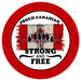 VINYL DECAL | STRONG AND FREE | PROUD | PATRIOTIC | CANADA | EVERYDAY - Unique in the Creek LTD