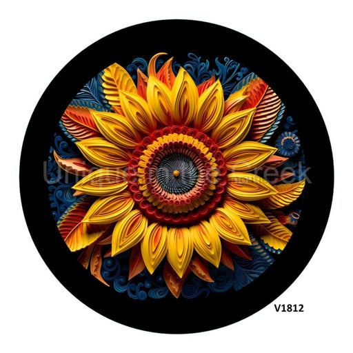 VINYL DECAL | SUNFLOWER QUILL - Unique in the Creek LTD