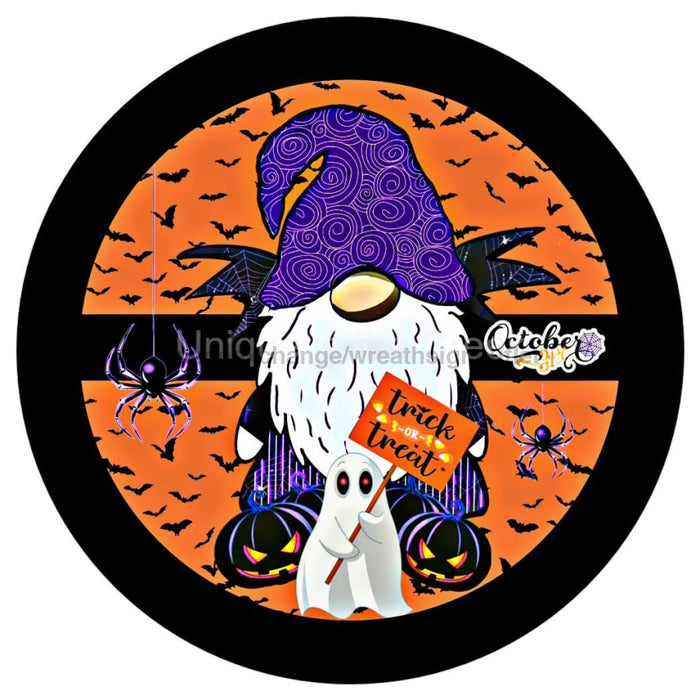 Vinyl Decal | Trick or Treat | Gnome | Halloween | Autumn | Fall - Unique in the Creek LTD