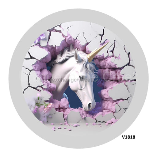 VINYL DECAL | UNICORN | BRICK WALL | EVERYDAY - Unique in the Creek LTD