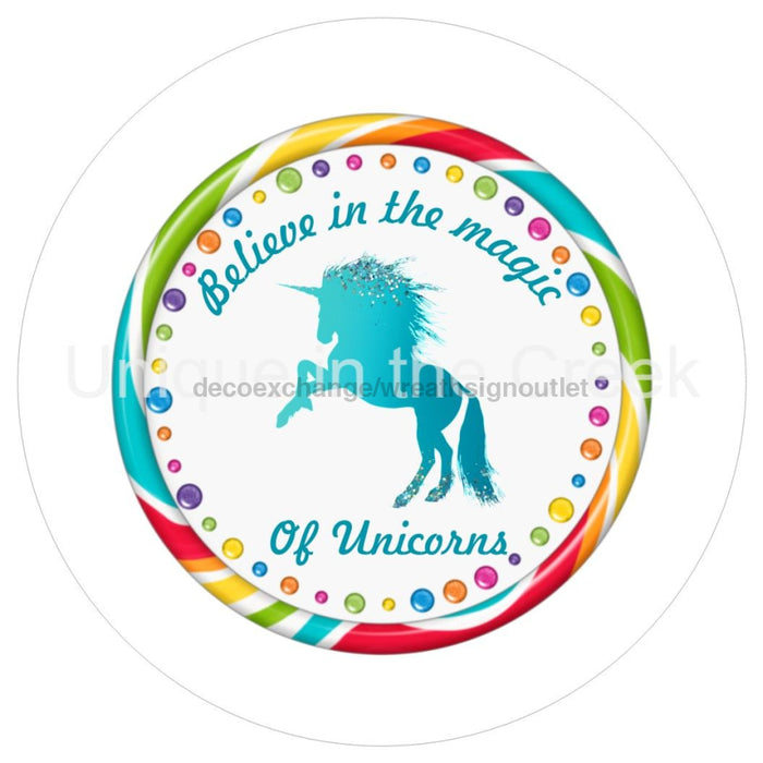 VINYL DECAL | UNICORNS | BELIEVE IN MAGIC | KIDS | EVERYDAY - Unique in the Creek LTD
