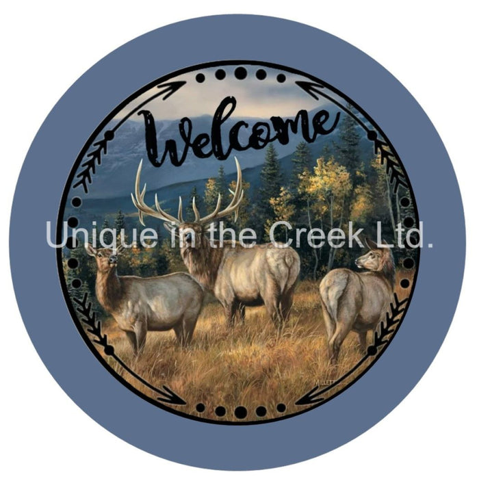 VINYL DECAL | WELCOME | DEER | EVERYDAY - Unique in the Creek LTD