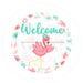 VINYL DECAL | WELCOME FLAMINGO | SUMMER | EVERYDAY - Unique in the Creek LTD