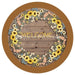 VINYL DECAL | WELCOME | FLORAL RING | SUNFLOWER | EVERYDAY - Unique in the Creek LTD