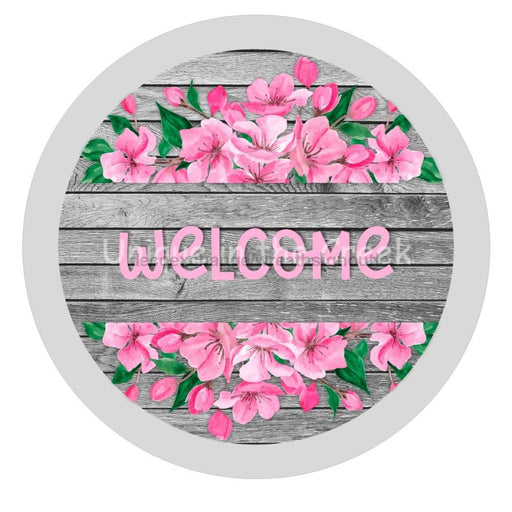 VINYL DECAL | WELCOME | FLOWERS | EVERYDAY - Unique in the Creek LTD