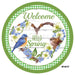 VINYL DECAL | WELCOME | HELLO SPRING | BIRDS | GREEN | SPRING | SUMMER - Unique in the Creek LTD