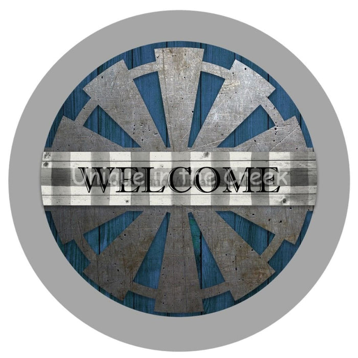 VINYL DECAL | WELCOME | METAL | CHECK | EVERYDAY | FARMHOUSE - Unique in the Creek LTD