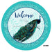 VINYL DECAL | WELCOME | PEACOCK | SPRING | SUMMER - Unique in the Creek LTD